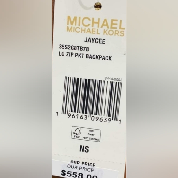 Michael Kors Jaycee leather backpack - Picture 8 of 8